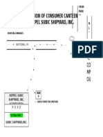 Location of Consumer Canteen