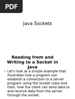 Java Sockets