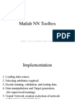 Matlab NN Toolbox