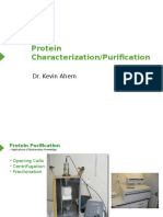 Protein Characterization/Purification: Dr. Kevin Ahern