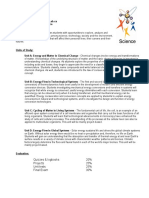 Science 10 Course Outline