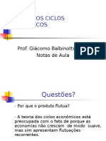 Teoria Dos Ciclos Econômicos