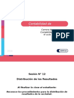 Contabilidad de Sociedades SESION DISTRIBUCIÓN DE RESULTADOS