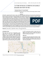 Study of Causal Factors of Road Accidents On Panipat-Samalkha Section of Nh-1