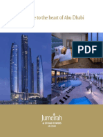 Jumeirah at Etihad Towers Fact Sheet 1