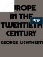 George Lichtheim Europe in The Twentieth Century PDF