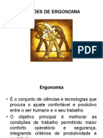 Palestra de Noções de Ergonomia