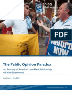 The Public Opinion Paradox