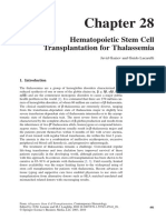 Hematopoietic Stem Cell Transplantation For Thalassemia: Javid Gaziev and Guido Lucarelli