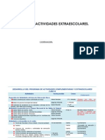 Memoria Actividades Extraescolares