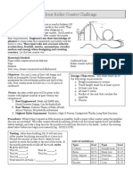 Roller Coaster Project Rubric