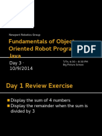 Fundamentals of Object-Oriented Robot Programming in Java: Newport Robotics Group