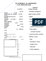 Informe Economico de Aniversario