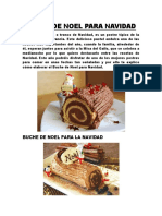 Buche de Noel para Navidad