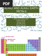 Alkali and Alkaline Earth Metals