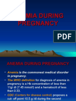 Anaemia During Pregnancy