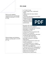 PPL Exam Flashcard