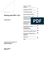 STEP 7 V5.2 Getting Started