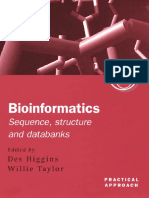 D. Higgins, Willie Taylor Bioinformatics Sequence, Structure and Databanks PDF