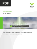 CTR 8500 - Platform Brochure - March 2014