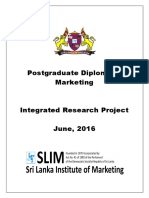 Integrated Research Project Guidance - 16