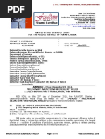 AMENDED - 16-cv-2513 PLAINTIFF Stanley J. Caterbone PRELIMINARY INJUNCTION FOR EMERGENCY RELIEF MIDDLE DISTRICT of PENNSYLVANIA On December 23, 2016