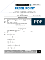 Career Point: Kvpy Question Paper 2014 (Stream Sa)