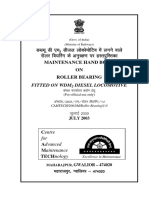 Maintenance Handbook On Roller Bearing Fitted On WDM2 Diesel Locomotive - English - 2