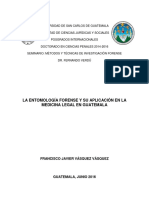 La Entomologia Forense y Su Aplicacion en La Medicina Legal en Guatemala PDF