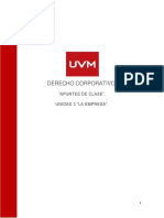 Uvm Derecho Corporativo Unidad Tres