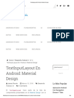 TextInputLayout en Android - Material Design