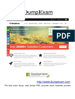 Dumpexam: The Best Exam Dump, Valid Dumps PDF, Accurate Exam Materials Provider