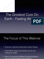 The Greatest Cure On Earth - Fasting Webinar