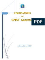 PDF For Foundations of GMAT Grammar