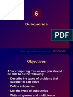 Chapter 06 - Subqueries