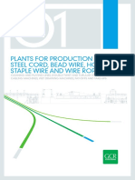 01 Brochure - Plants For Tire Cord - Bead Wire - Hose Wire - Staple Wire - Wire Rope