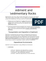 Sediment and Sedimentary Rocks