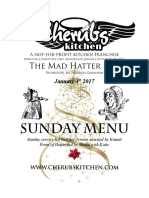 The Mad Hatter Inn: Sunday Menu