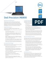 Dell Precision M6800 Spec Sheet