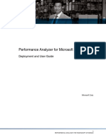 Performance Analyzer For Dynamics Deployment and User Guide