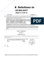 Iitjee-2007 Paper 1