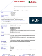 1 - Identification of The Substance/preparation and Company/undertaking Castrol 4T