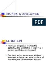 Training & Development