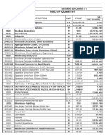 Projet: Bill of Quantity