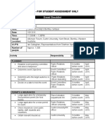 Event Checklist Sample Draft Only