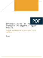 Trabalho de Hidraulica Rede de Esgotos e Aguas Pluviais TUKA