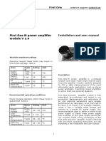 First One User Manual - Compressed Size