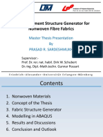 Nonwoven Simulation