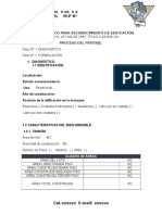 Peritaje Tecnico para Reconocimiento de Edificación