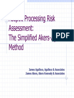 Aseptic Processing Risk Assessment The Simplified Akers Agalloco Method